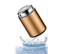 LYSYYOZ Sopami Mini Rasoio Elettrico, Mini Rasoio Elettrico Portatile, Rasoio Elettrico Lavabile Tascabile, Rasoio Elettrico Impermeabile Ricaricabile USB per Auto, Viaggio,Gold