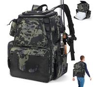 LYtech 38L Zaino per Attrezzatura da Pesca per l'immagazzinaggio Grande Borsa di Pallet per Organizzare e Riporre gli Accessori per Escursionismo All'aperto Viaggio Campeggio Caccia Pesca Trekking