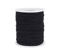 LYTIVAGEN Corda Elastica in Polipropilene Corda Stretch Bobina di Filo Elastico per Perline, DIY, Crafting(1mm*100m, Nero)
