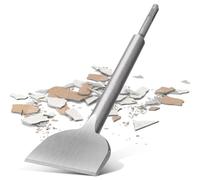 Lytool Scalpello SDS Plus 250 x 75mm - Acciaio Temprato 40Cr per Piastrelle, Colla, Malta, Cemento - Punta Piatta Professionale Compatibile con Bosch, Hilti, Makita