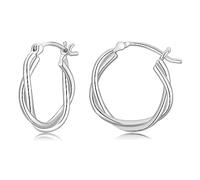 LYTOPTOP Orecchini a cerchio da donna in argento Sterling, ipoallergenici, 20 mm, da indossare tutti i giorni, Argento sterling, Nessuna pietra preziosa