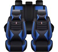 LyTTuu Auto Set Coprisedili per Audi A1 Sportback (8X) 2012-2014, Coprisedile Antiscivolo Protezioni Sedili Copri Poggiatesta ImpermeabileTraspirante Accessori,Blue-B