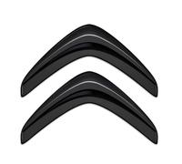 LyTTuu Auto Stemmi Decorazioni per Citroen C1 2012-2014,3D Alfabeto Adesivi Emblema Lettera Decorare Decalcomanie Badge Logo Styling Carrozzeria Accessorio,Black