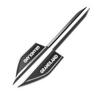 LyTTuu Auto Stemmi Decorazioni per Opel Grandland,3D Alfabeto Adesivi Emblema Lettera Decorare Decalcomanie Badge Logo Styling Carrozzeria Accessorio,Black