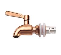 Lyty Beverage Dispenser Replacement Spigot Acciaio Inox Lucido finito, erogatore di Bevande Rubinetto per Rubinetto Vino/Rubinetto/Rubinetto con Tappo Anti-intasamento