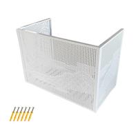 LYUCAYHQ Copertura Motore Condizionatore Esterno, Copri Condizionatore da Esterno a 4 Pannelli, Copertura Pompa di Calore, per Ristoranti, Aeroporti(108x56x78cm/42x22x31in)