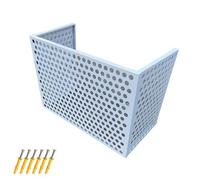 LYUCAYHQ Copri Motore Condizionatore Esterno a 3 Pannelli, Copri Condizionatore da Esterno per unità 1.5P/3P - Uso Commerciale e Residenziale(99x50x67cm/39x20x26in)