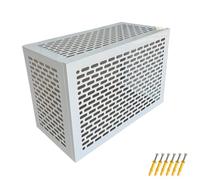 LYUCAYHQ Copri Motore Condizionatore Esterno a 4 Pannelli, Copri Condizionatore Esterno, Resistente alle Intemperie, per Scuole, Hotel, Uffici(99x50x67cm/39x20x26in)