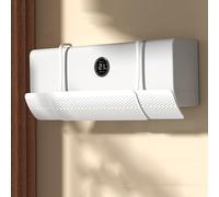 LYUCAYHQ Deflettore Condizionatore 52-87cm Deflettore Retrattile 180° Senza Condensa Deflettori Antivento Facili da Appendere per La Circolazione dell'Aria di Raffreddamento