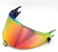 LYUFD Visiera Casco Moto per Shark Spartan GT, Visiera del Motociclo della Lente Visieras Colorata Accessori per Casco da Moto Ricambio,Normal-C Red