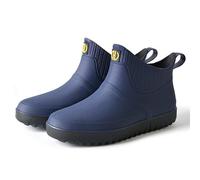 Lyuu Short Rubber Boots Stivali da pioggia Chelsea Boots Scarpe impermeabili Stivali alla caviglia Unisex Impermeabile Luce Outdoor Walk Short Stivali alla caviglia antiscivolo Scarpe da giardino