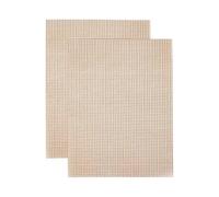 LYVQZPWLR Cesto di Pesce, Barbecue, Tappetino da Forno for Barbecue, 40 x 30 cm, Resistente al Calore, for grigliate(2pcbrown)