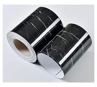 LYVQZPWLR Cornice di carta da parati autoadesiva, Bordo autoadesivo for carta da parati con linea di cintura multicolore 10 m x 10 cm(Marble Jazz Black)