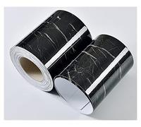 LYVQZPWLR Cornice di carta da parati autoadesiva, Bordo autoadesivo for carta da parati in marmo 10 cm x 5-10 m multicolore(Marble Jazz Black,10m x 10cm)