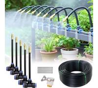 LYVQZPWLR Kit di irrigazione e Raffreddamento nebulizzato Nero Varie Dimensioni(10m/32.8ft)