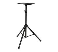 LYVQZPWLR Pavimento del proiettore, Supporto for proiettore e laptop Treppiede regolabile in altezza 113-180 cm Vassoio 39x28,5 cm Nero