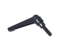 LYVQZPWLR Può essere regolato con la maniglia, Leva di serraggio con impugnatura regolabile M4 M10 filettatura esterna maschio multicolore(Schwarz,Nut M16)