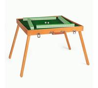LYVQZPWLR Tavola del Mahjong pieghevole， Tavolo da Mahjong pieghevole con set di tessere 19,6 x 19,6 x 16,1 pollici