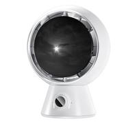 LYVQZPWLR Ventilatore portatile di ricarica USB, Ventilatore da scrivania a batteria, bianco, oscillante 3D, portatile, ricaricabile