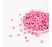 LYVQZPWLRBottoni di resina, 100 pezzi di mini bottoni rotondi in resina da 4 mm(06)
