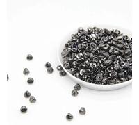 LYVQZPWLRBottoni di resina, 500/1000 pezzi di mini bottoni con gambo in resina da 4 mm(Dark Gun,500pcs)