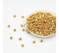 LYVQZPWLRBottoni di resina, 500/1000 pezzi di mini bottoni con gambo in resina da 4 mm(Gold,500pcs)