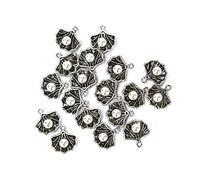 LYVQZPWLRbraccialetto di perline di argilla, Bellissimi ciondoli a forma di conchiglia, ciondolo a forma di oceano, stella marina, braccialetto, collana, accessori fai da te fatti a mano, 10/13 pezzi