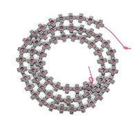 LYVQZPWLRdi pietre naturali, 11 stili di perline di pietra naturale, perline di ematite nera sciolte for la creazione di gioielli, accessori for braccialetti fai da te Y106(6x6mm About 66 Pcs)