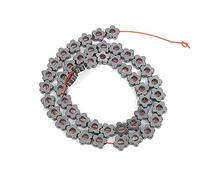 LYVQZPWLRdi pietre naturali, 11 stili di perline di pietra naturale, perline di ematite nera sciolte for la creazione di gioielli, accessori for braccialetti fai da te Y106(6x3mm About 73 Pcs)