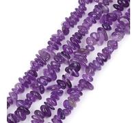 LYVQZPWLRdi pietre naturali, Filo di perline di pietre preziose di forma libera da 6x8 mm, for la creazione di gioielli, 15 pollici(Amethyst Beads_-)