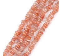 LYVQZPWLRdi pietre naturali, Filo di perline di pietre preziose di forma libera da 6x8 mm, for la creazione di gioielli, 15 pollici(Sun Stone Beads_-)