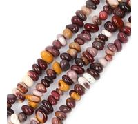LYVQZPWLRdi pietre naturali, Filo di perline di pietre preziose di forma libera da 6x8 mm, for la creazione di gioielli, 15 pollici(Mookaite Jasper Beads_-)