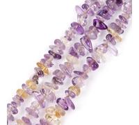 LYVQZPWLRdi pietre naturali, Filo di perline di pietre preziose di forma libera da 6x8 mm, for la creazione di gioielli, 15 pollici(Ametrine Beads_-)