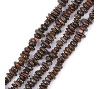 LYVQZPWLRdi pietre naturali, Filo di perline di pietre preziose di forma libera da 6x8 mm, for la creazione di gioielli, 15 pollici(Bronzite Beads_-)