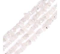 LYVQZPWLRdi pietre naturali, Granato rosso autentico da 5-8 mm, pietra preziosa semipreziosa(Moonstone Chips_5-8mm)