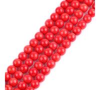 LYVQZPWLRdi pietre naturali, Perline di corallo arancione rotonde da 8 mm, filo da 15 pollici for la creazione di gioielli(8mm Light Coral_-)
