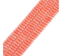 LYVQZPWLRdi pietre naturali, Perline di corallo arancione rotonde da 8 mm, filo da 15 pollici for la creazione di gioielli(4x11mm Pink Coral_-)
