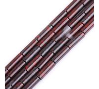 LYVQZPWLRdi pietre naturali, Perline di pietra di agata rossa naturale 4x13 mm, perline a colonna, perline dei chakra(Mixed Red Jasper Beads_4X13mm)