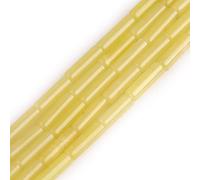 LYVQZPWLRdi pietre naturali, Perline di pietra di agata rossa naturale 4x13 mm, perline a colonna, perline dei chakra(Lemon Jade Beads_4X13mm)