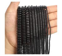 LYVQZPWLRdi pietre naturali, Perline di pietra naturale, perline di ematite nera, perline rotonde sciolte for la creazione di gioielli, accessori for braccialetti fai da te Y106(H8495_2X1mm about 396