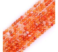 LYVQZPWLRdi pietre naturali, Perline di semi sciolte semipreziose rotonde sfaccettate in pietra naturale Sun Stone da 2 mm(Red Carnelian_2mm)