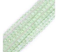 LYVQZPWLRdi pietre naturali, Perline di semi sciolte semipreziose rotonde sfaccettate in pietra naturale Sun Stone da 2 mm(Green Prehnite Quartz_2mm)