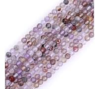 LYVQZPWLRdi pietre naturali, Perline di semi sciolte semipreziose rotonde sfaccettate in pietra naturale Sun Stone da 2 mm(Auralite Quartz_2mm)