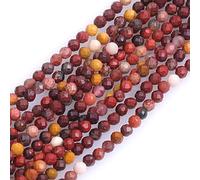 LYVQZPWLRdi pietre naturali, Perline di semi sciolte semipreziose rotonde sfaccettate in pietra naturale Sun Stone da 2 mm(Mookaite Jasper_2mm)