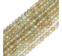 LYVQZPWLRdi pietre naturali, Perline di semi sciolte semipreziose rotonde sfaccettate in pietra preziosa naturale di morganite da 3 mm(Green Garnet_3mm)