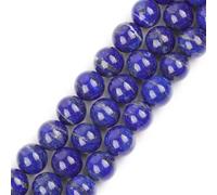 LYVQZPWLRdi pietre naturali, Perline semipreziose rotonde di lapislazzuli tinto da 6 mm(A Grade Blue Lapis Lazuli_12mm)