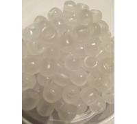 LYVQZPWLRdi semi di vetro, 100 pezzi/sacchetto 6x8mm perline reattive UV fai da te for braccialetti, collane, gioielli, perline acriliche luminose che cambiano colore e brillano al buio(09_One Size)