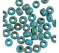 LYVQZPWLRdi semi di vetro, Perline di vetro da 5 grammi/sacchetto, diametro 2 mm, diametro 3 mm, rotonde, in stile Picasso, perline da ricamo Boho, for strumenti fai da te.(4514_2MM)