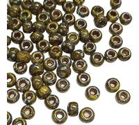 LYVQZPWLRdi semi di vetro, Perline di vetro da 5 grammi/sacchetto, diametro 2 mm, diametro 3 mm, rotonde, in stile Picasso, perline da ricamo Boho, for strumenti fai da te.(4519_3MM)