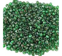 LYVQZPWLRdi semi di vetro, Perline di vetro da 5 grammi/sacchetto, diametro 2 mm, diametro 3 mm, rotonde, in stile Picasso, perline da ricamo Boho, for strumenti fai da te.(4507_2MM)